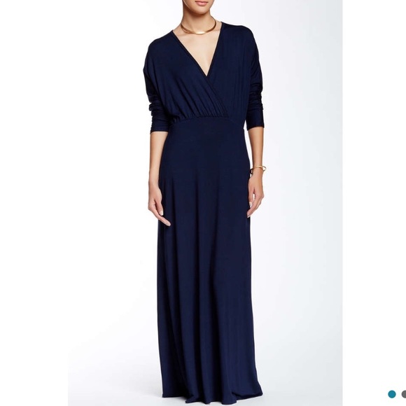 go couture long sleeve maxi dress