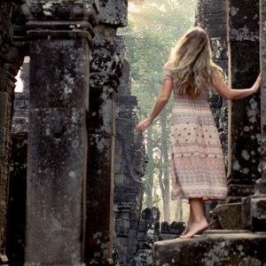 Kimchi Blue smocked picnic dress in pink floral