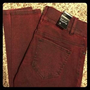 NWT Maroon jeans