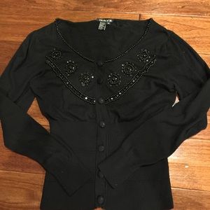 ❤️😍 SALE 😍❤ beaded Black sweater