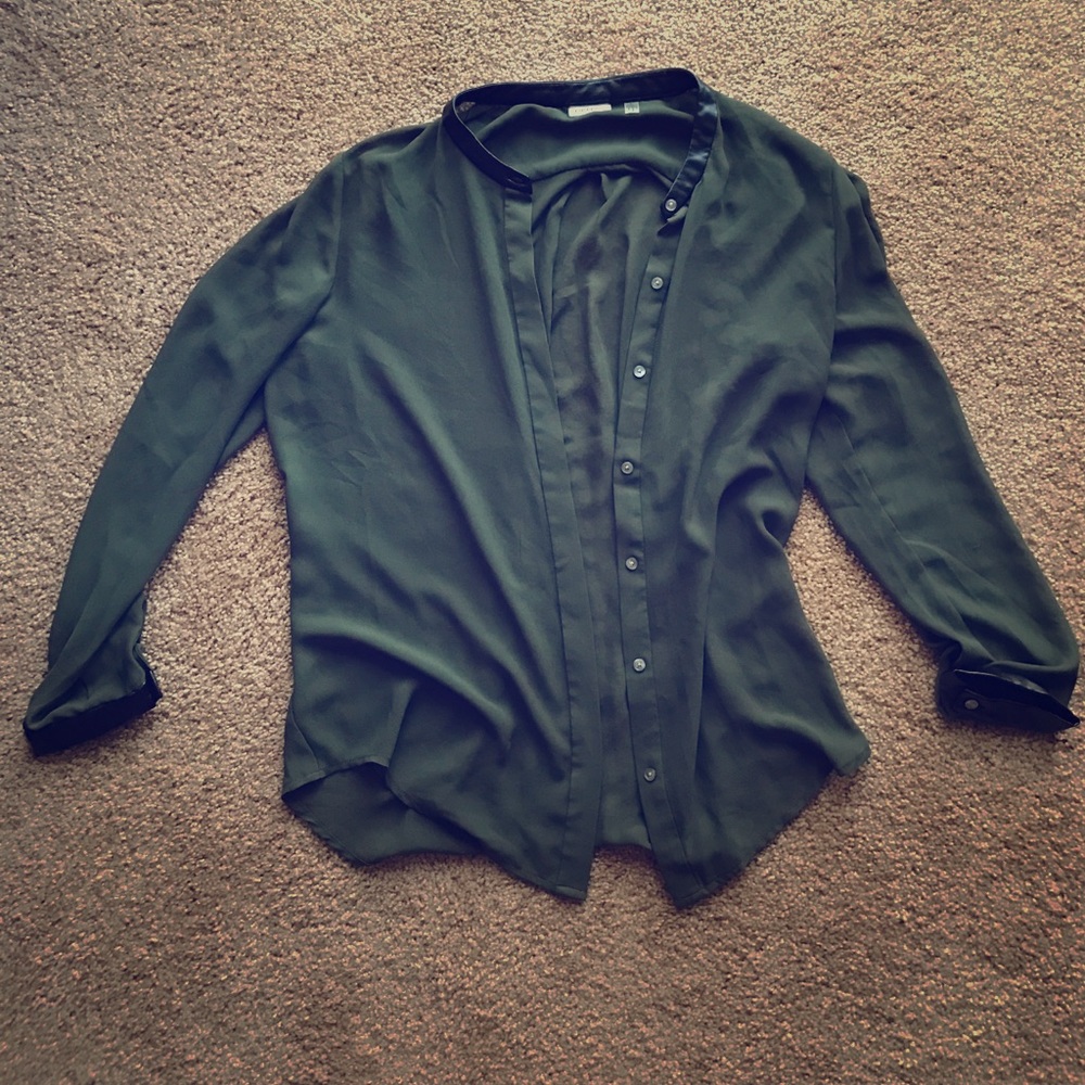 See-through DKNYC blouse