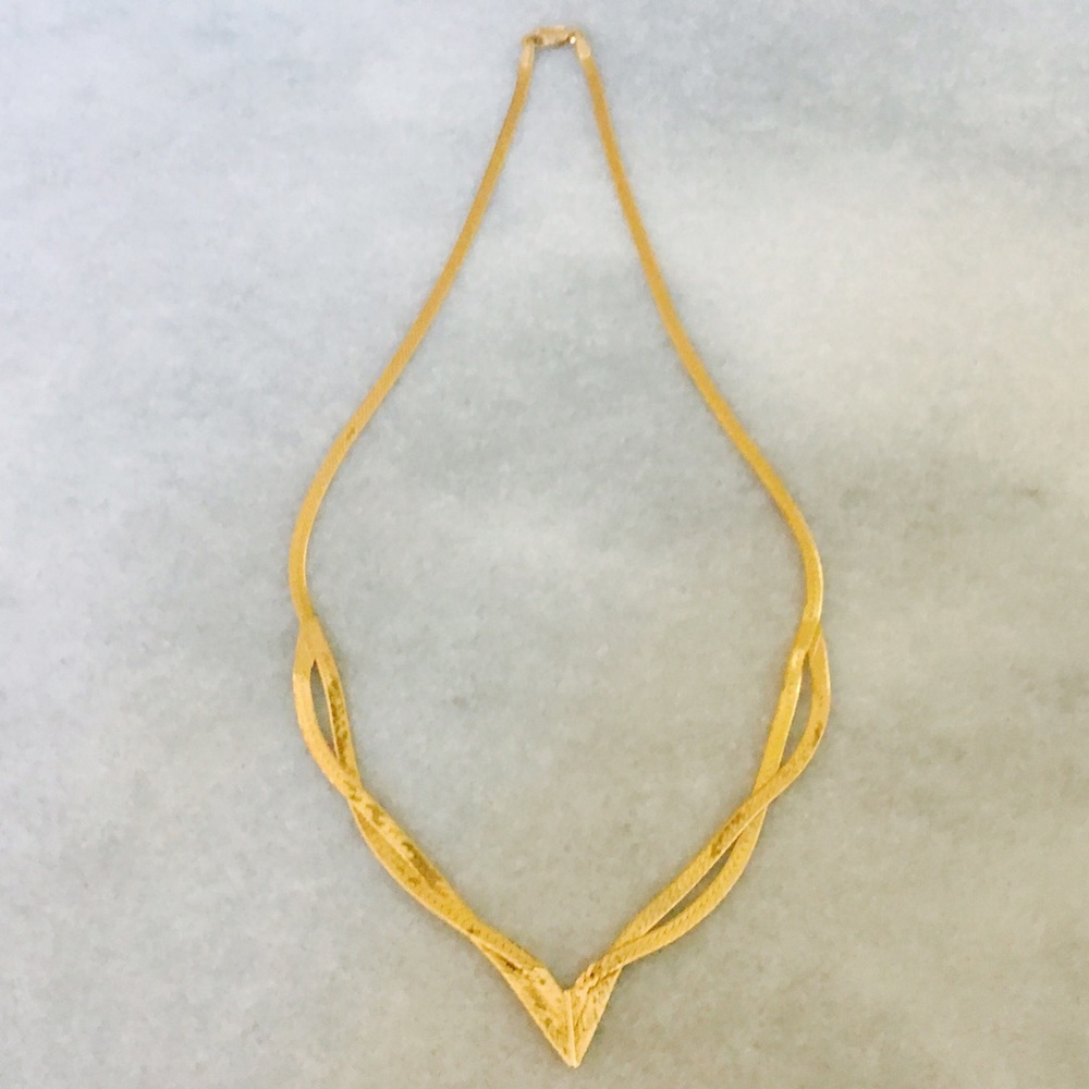 14kt gold vintage necklace - Picture 2 of 8
