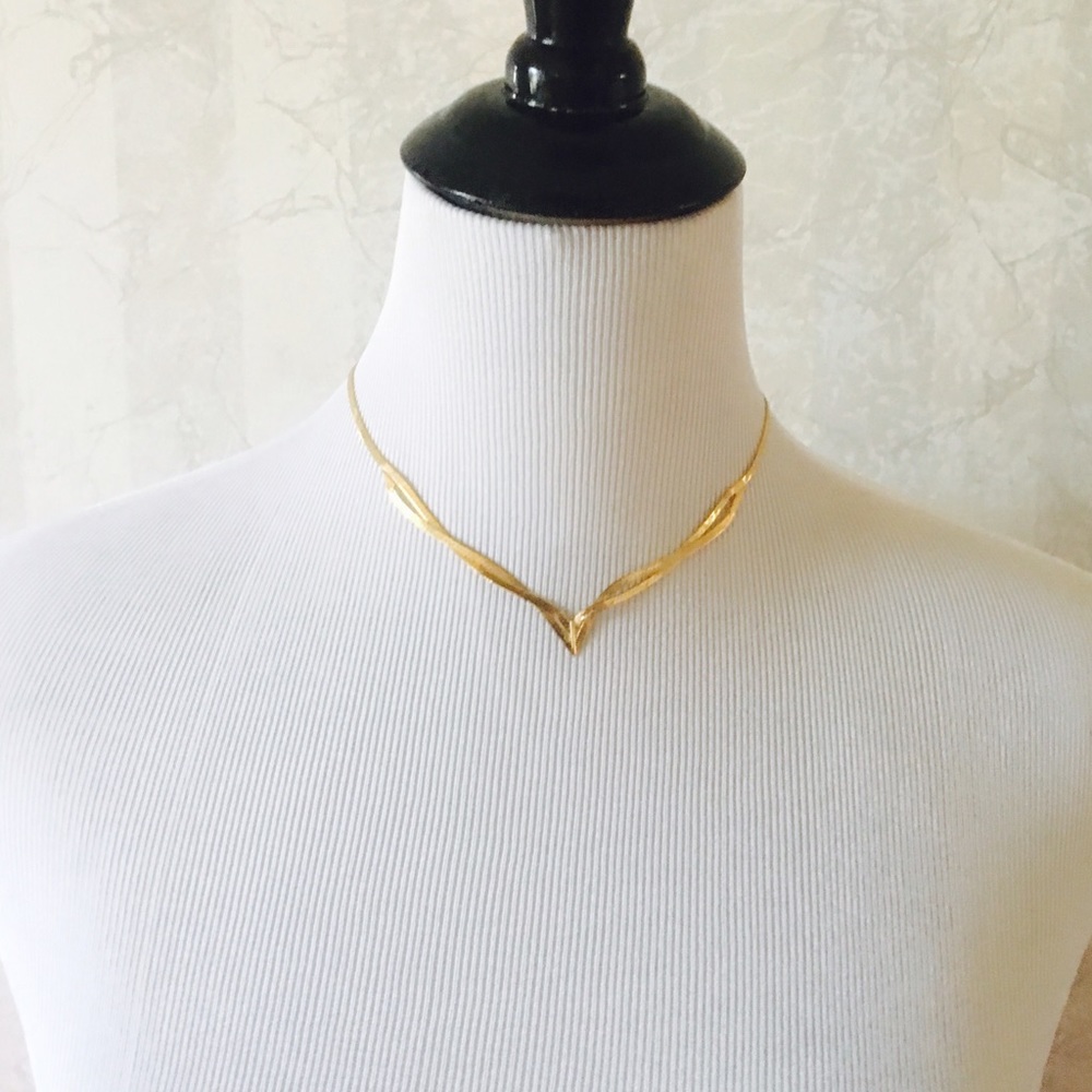 14kt gold vintage necklace - Picture 7 of 8