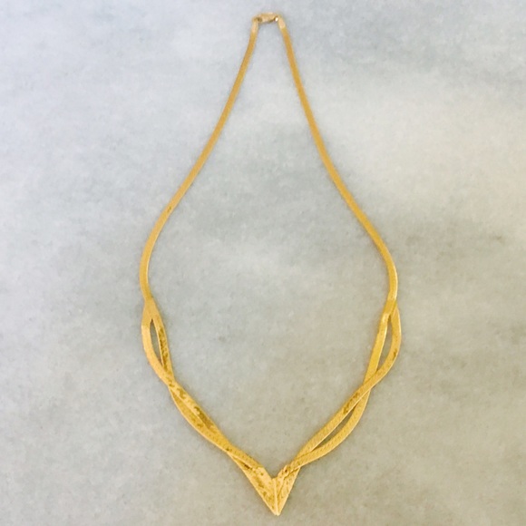 14kt gold vintage necklace - Picture 2 of 8