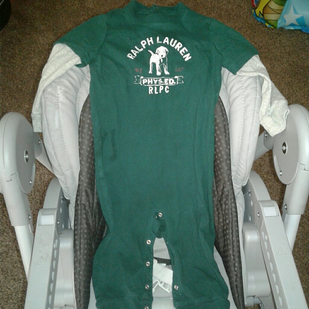 12m Ralph Lauren boys one piece outfit