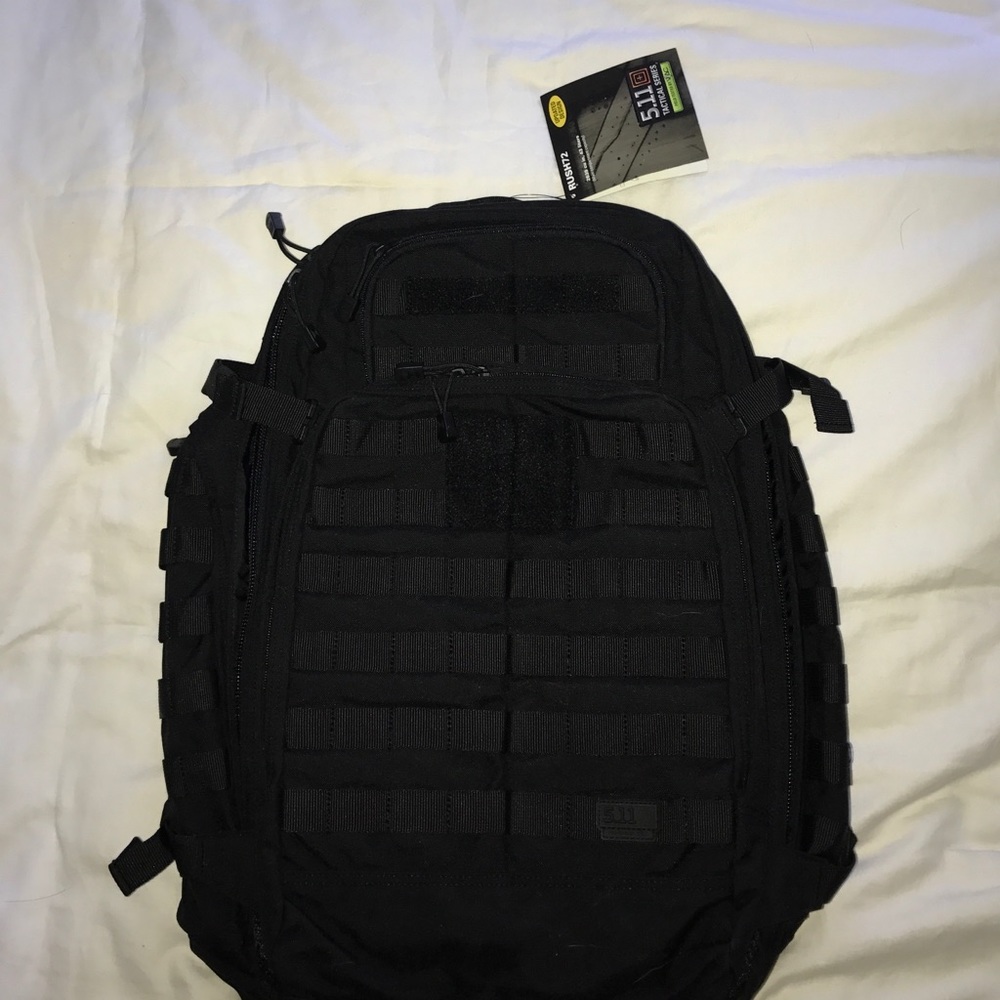 NWT RUSH72 5.11 Tactical black backpack