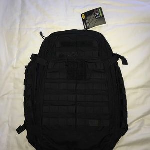 NWT RUSH72 5.11 Tactical black backpack
