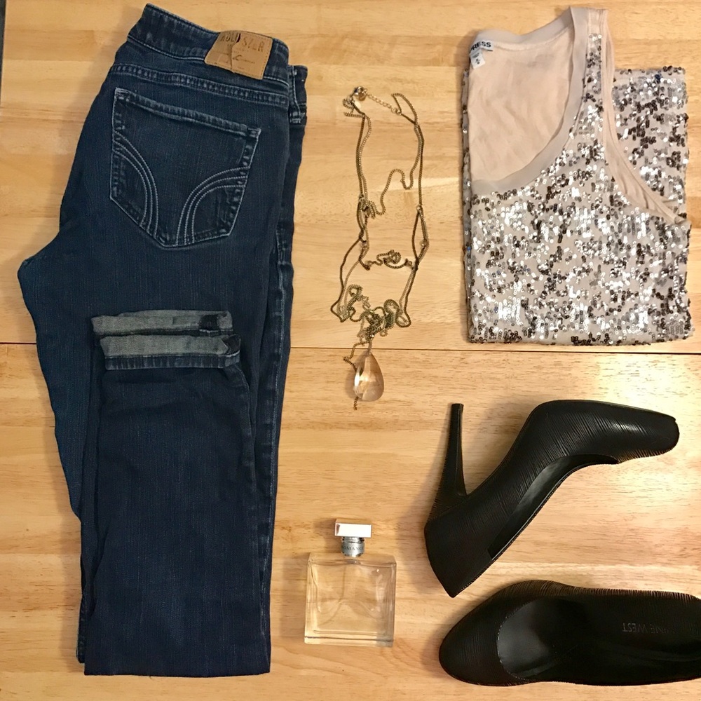 Hollister Skinny Blue Jeans