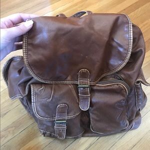 Brown Mossimo backback.