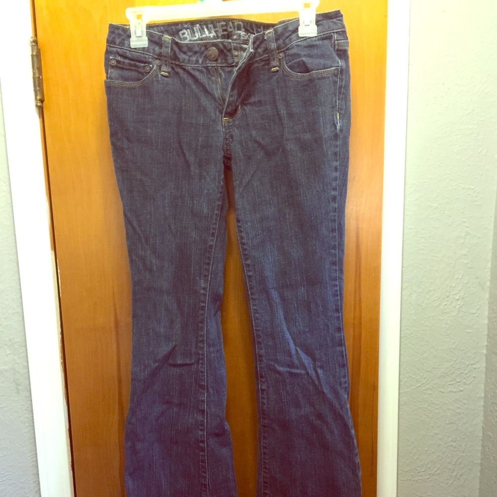 Medium wash Skinny flare jeans