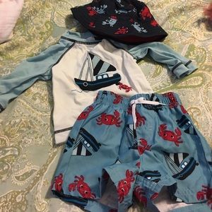 Gymboree bathing suit set