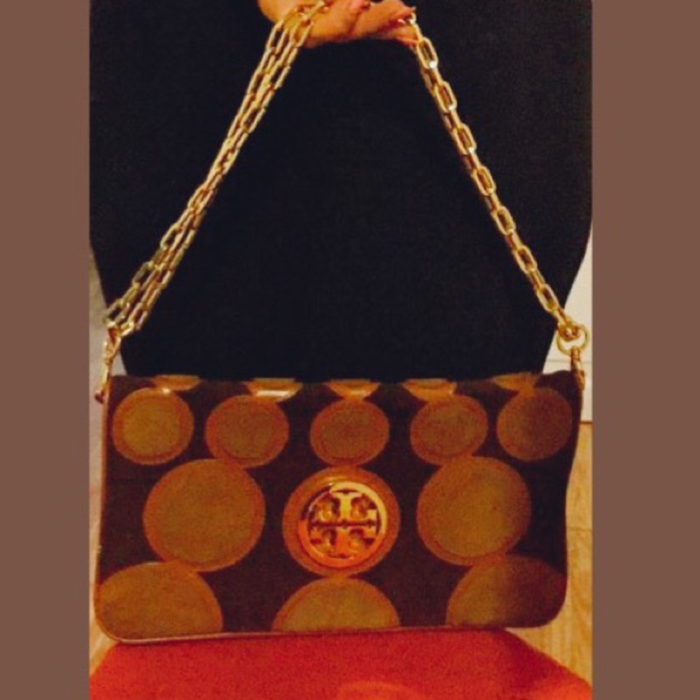 💯Authentic Tory Burch Gold Chain shoulder purse