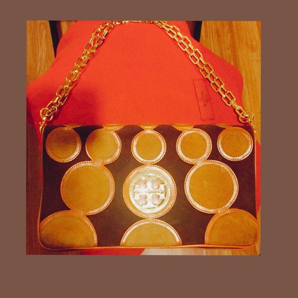 Tory Burch Bags Authentic Tory Burch Gold Chain Shoulder Purse