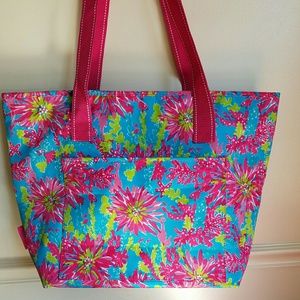 Lilly Pulitzer insulated beach tote