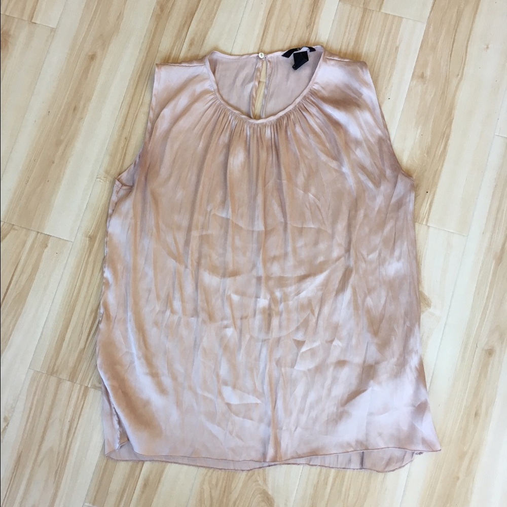 Professional Blush Colored Silky Tank