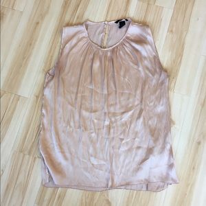 Professional Blush Colored Silky Tank