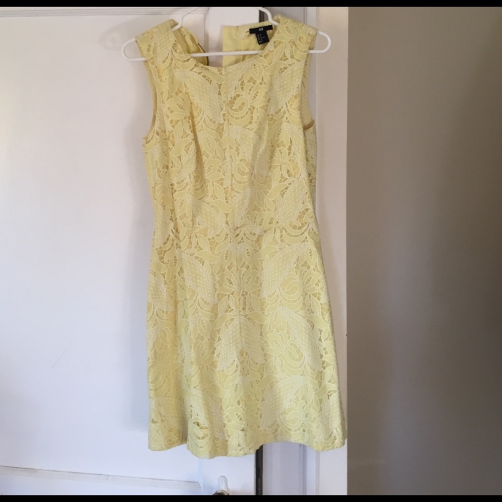 H&M yellow sundress