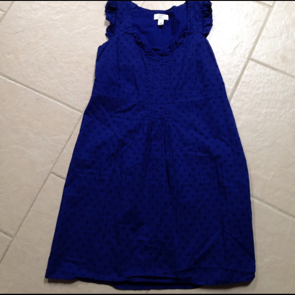 Super cute blue eyelet dress