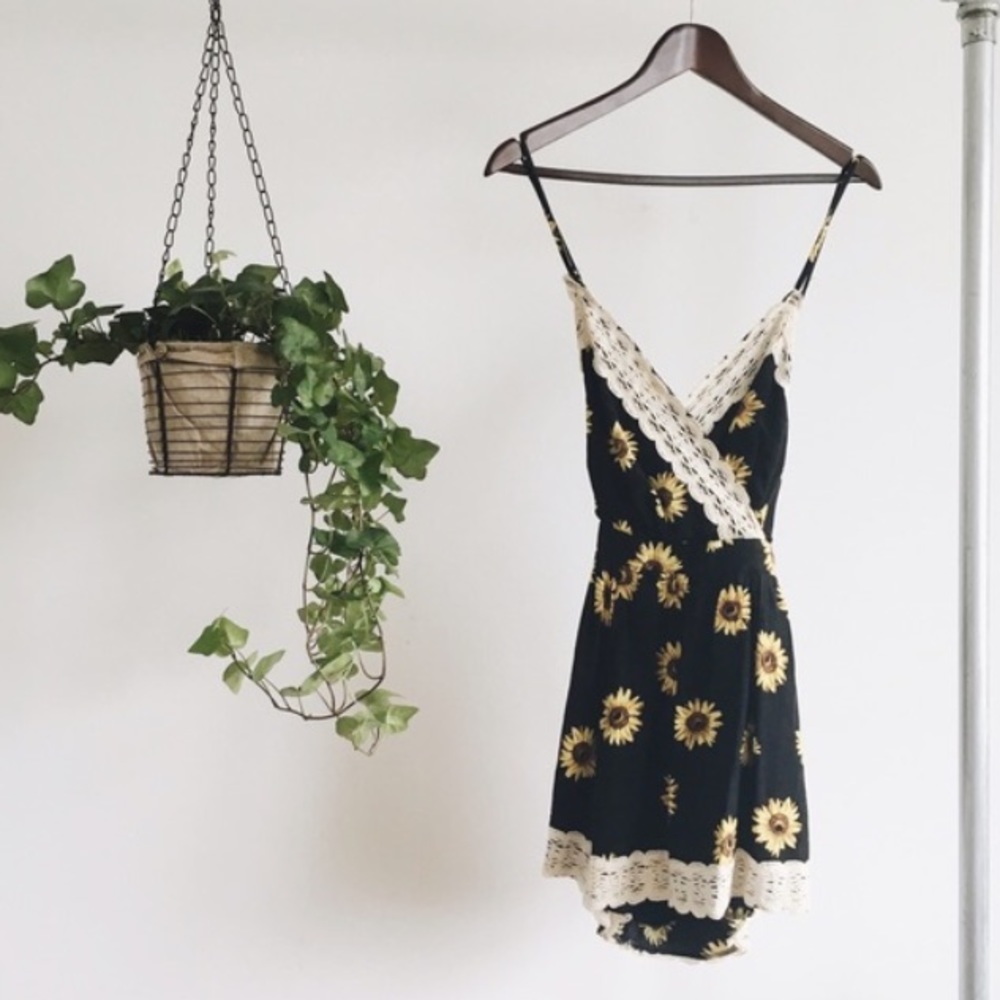NWT LF Sunflower Romper