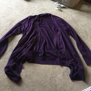 Purple swing sweater