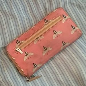 Fossil Bee Zip Wallet