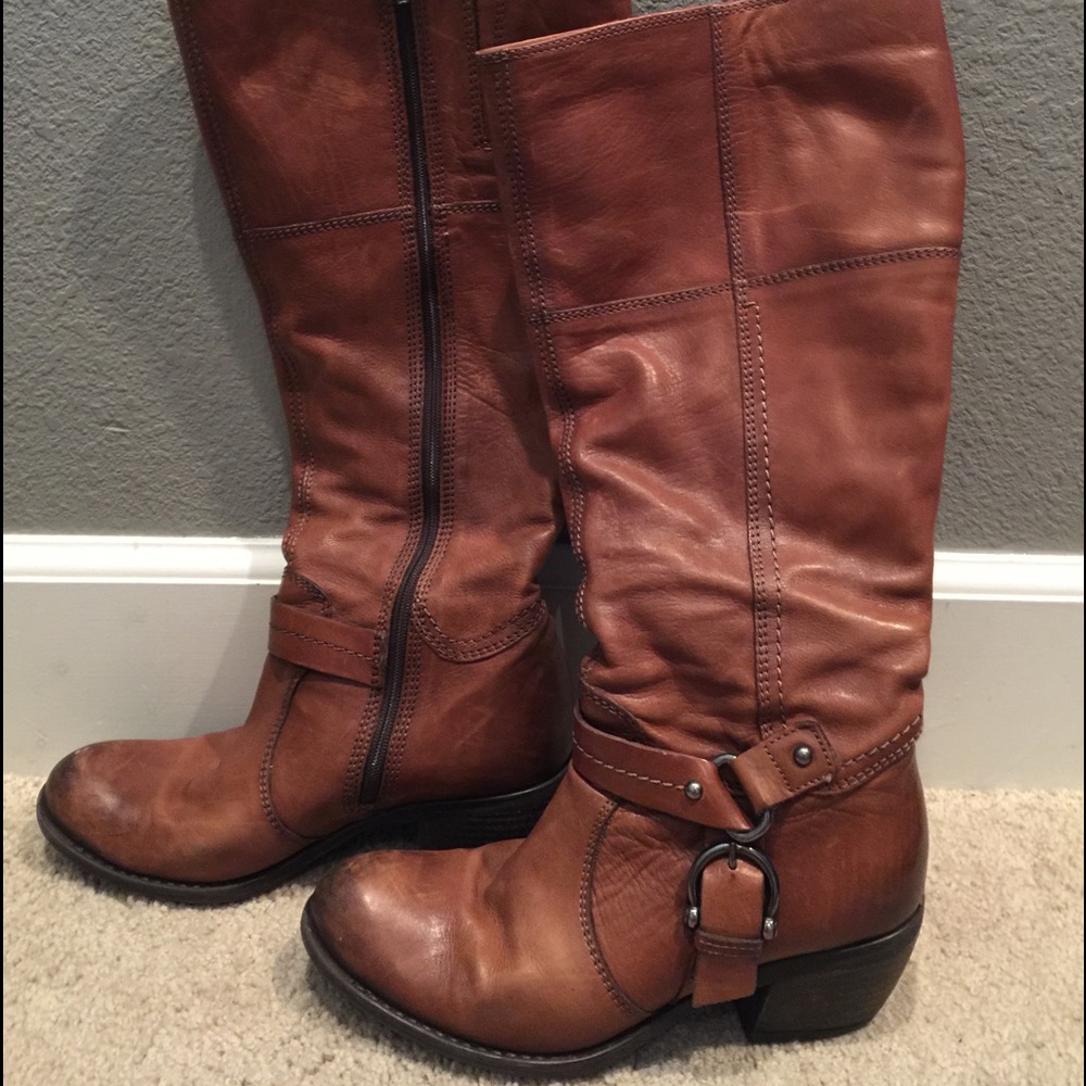 Clark's leather boots