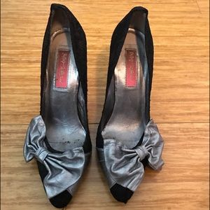 Authentic Betsey Johnson Lace pumps.