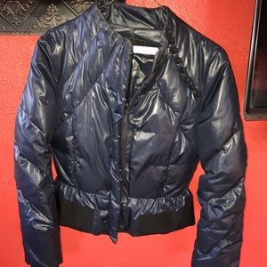 BCBG navy puffer jacket size S