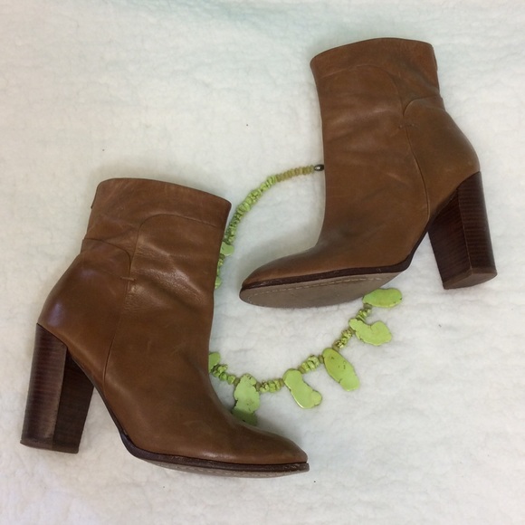 Ivanka Trump Shoes - Carmel leather Ivanka Trump ankle boots