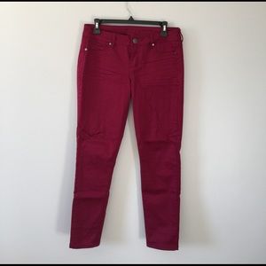 Maroon Jeggings, worn ONCE