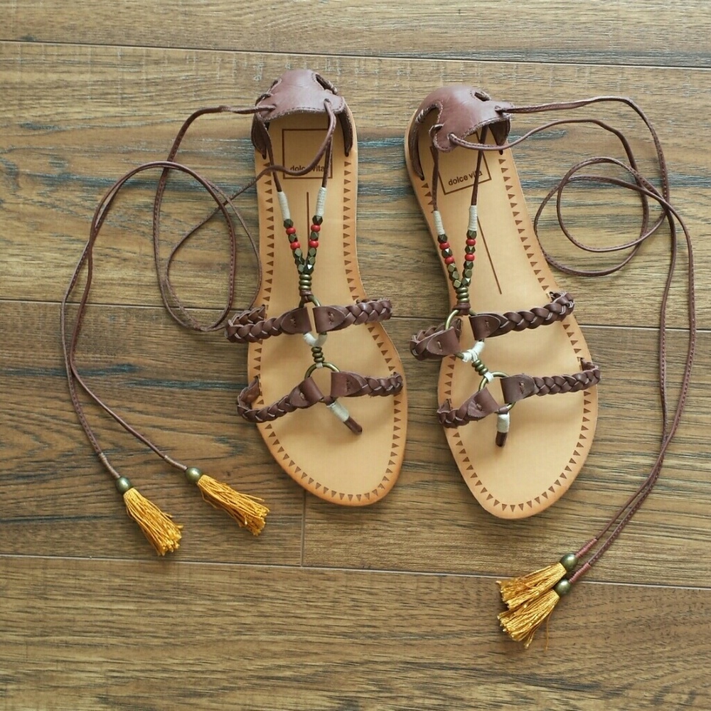 Dolce Vita Tassel Gladiator Sandals