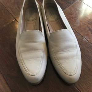 Rockport cream leather loafers