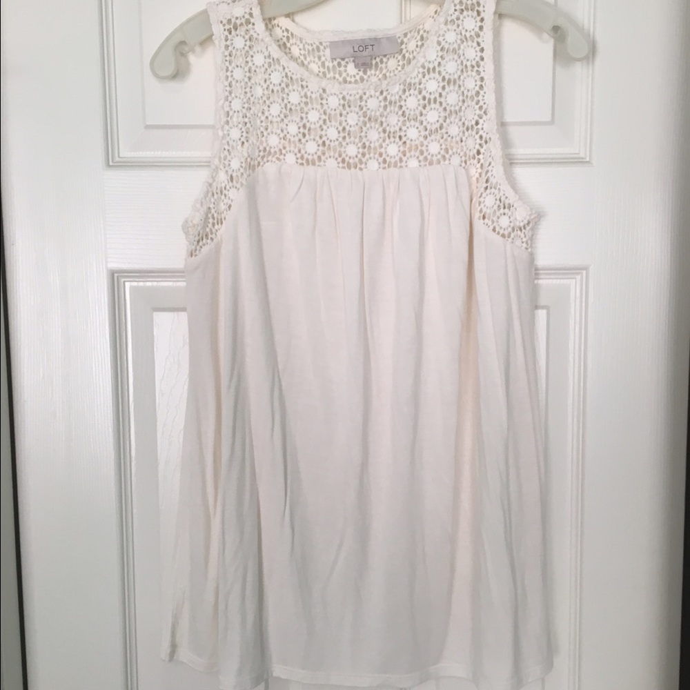 White Small Tank from LOFT