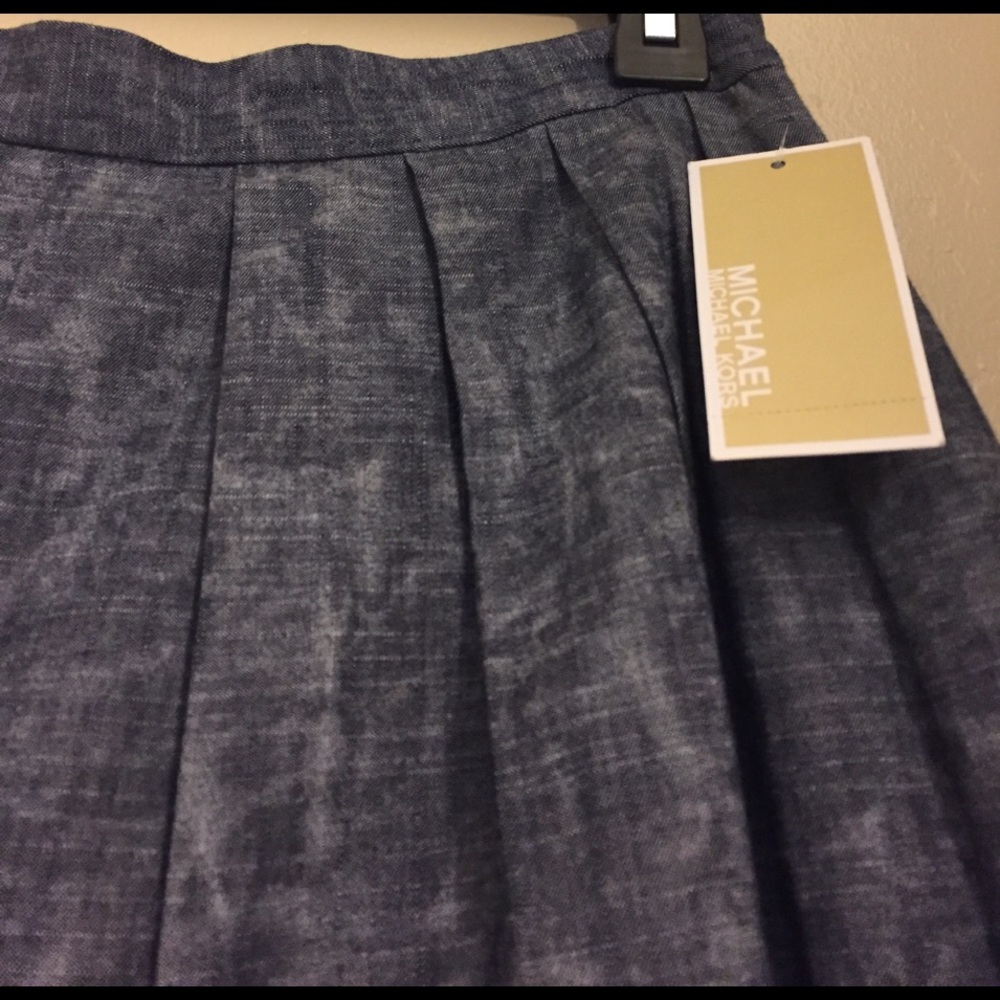 NWT Michael Kors denim skirt - Picture 2 of 5