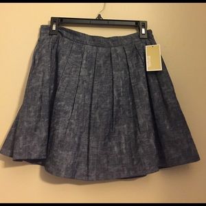 NWT Michael Kors denim skirt