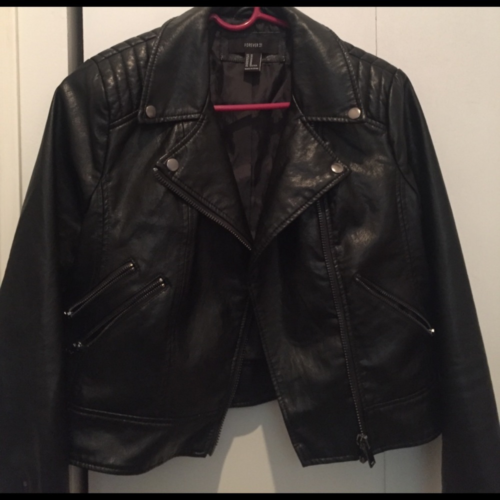 Forever 21 pleather jacket