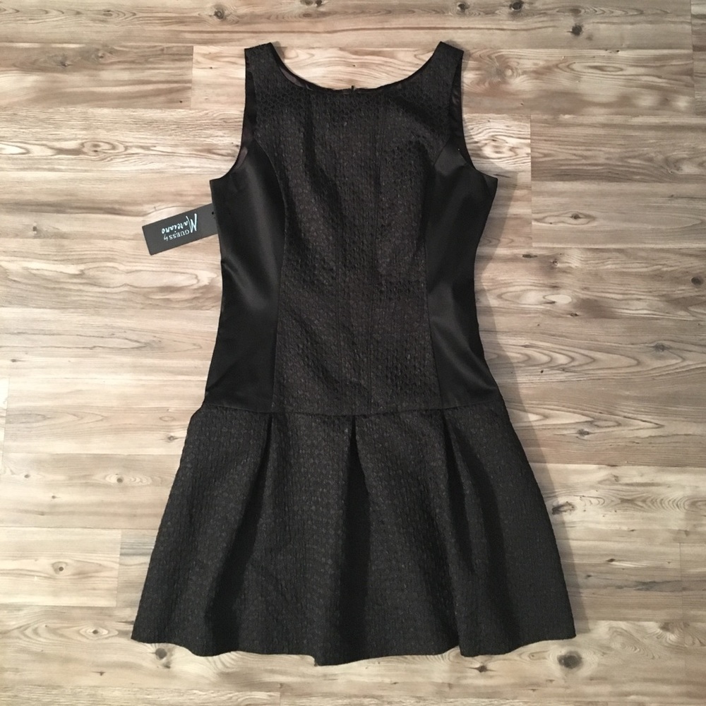 Jacquard Drop Waist Mini Dress