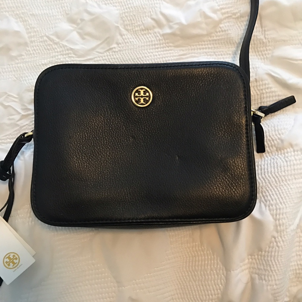 NWT Tory Burch Double Zip Camera Crossbody Bag