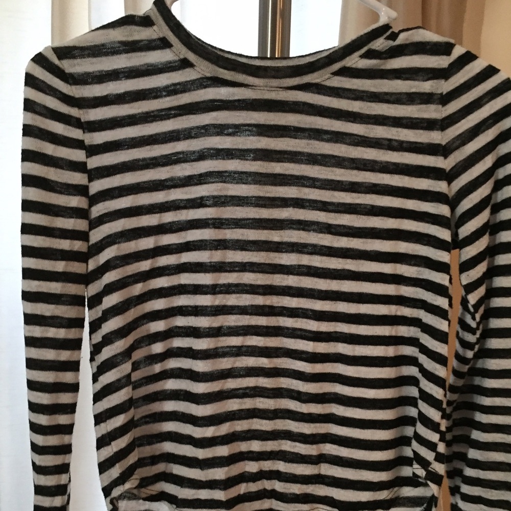 Striped long sleeve shirt
