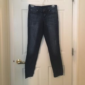 Gap Distressed Dark Denim