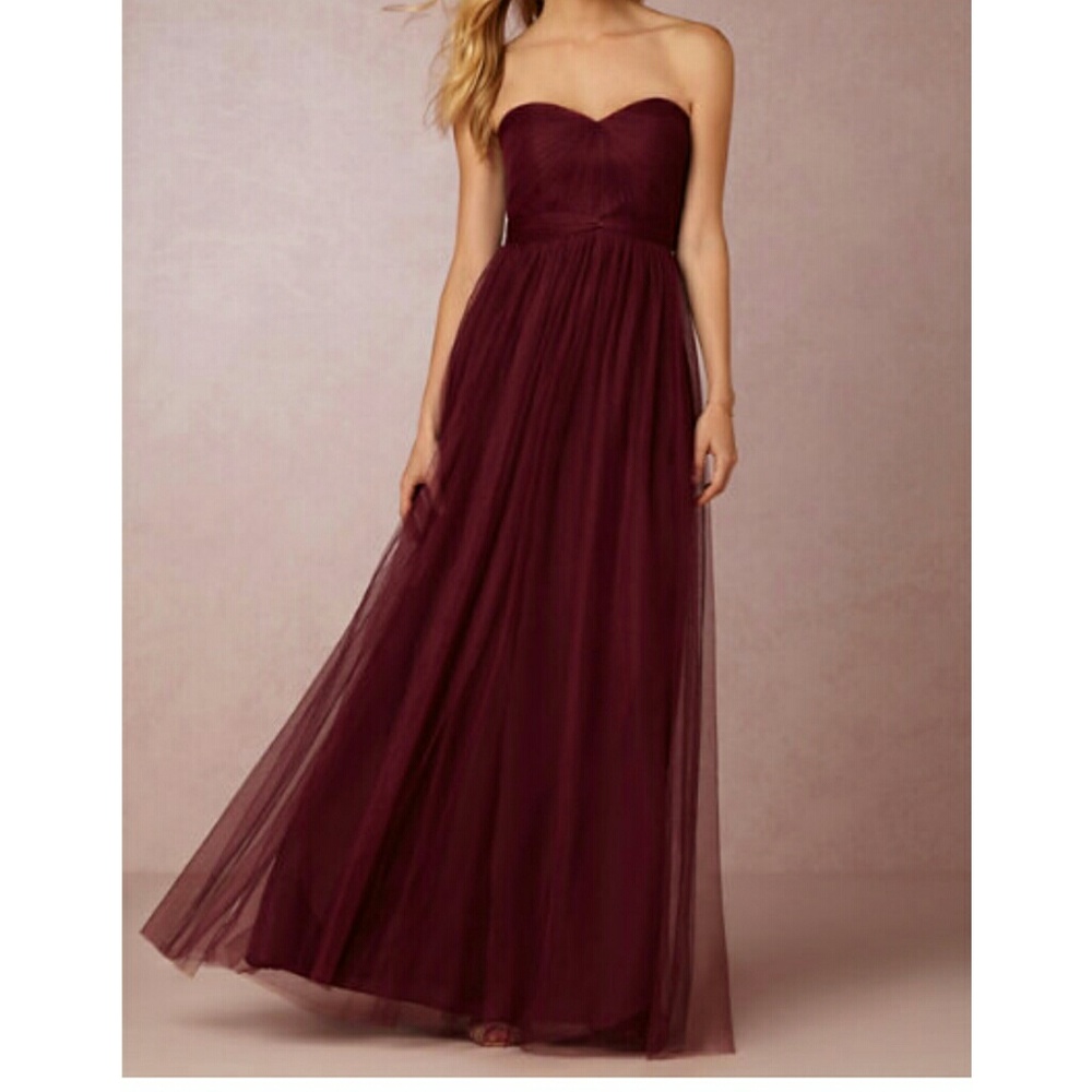 Annabelle black cherry gown