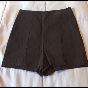 Black high waisted shorts