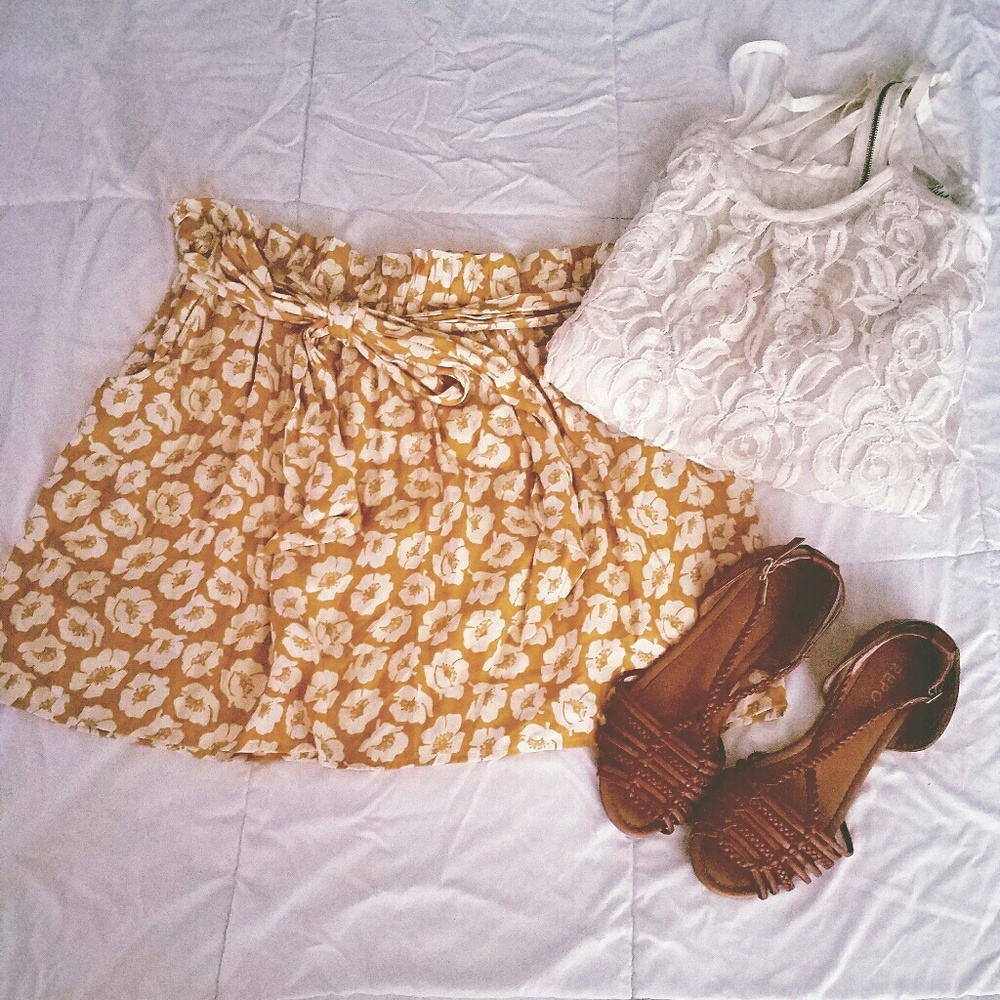 Beautiful Flower Skirt