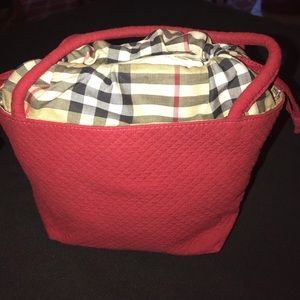 💥Authentic Burberry mini red quilted purse