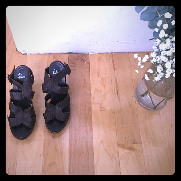 Expresso Platform Sandals Castaner Size 8 - Picture 1 of 4