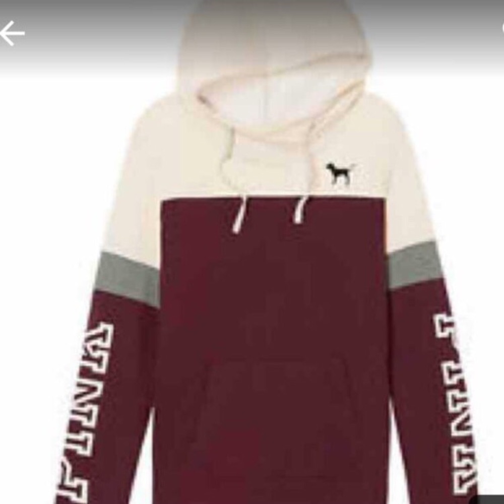 Victoria Secret Pink Hoodie - Maroon Large