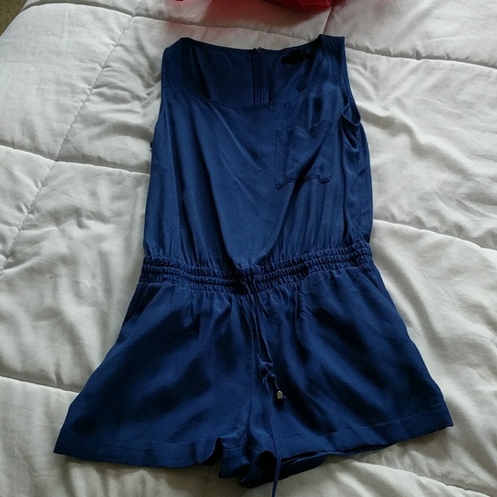 Royal blue romper