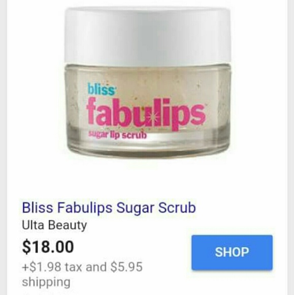 Bliss Fabulips Sugar Lip Scrub - Picture 1 of 5