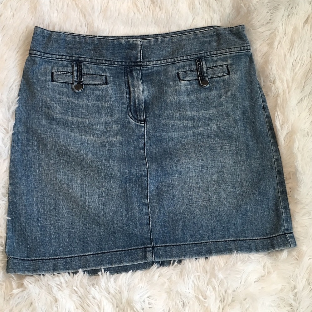 Loft denim skirt