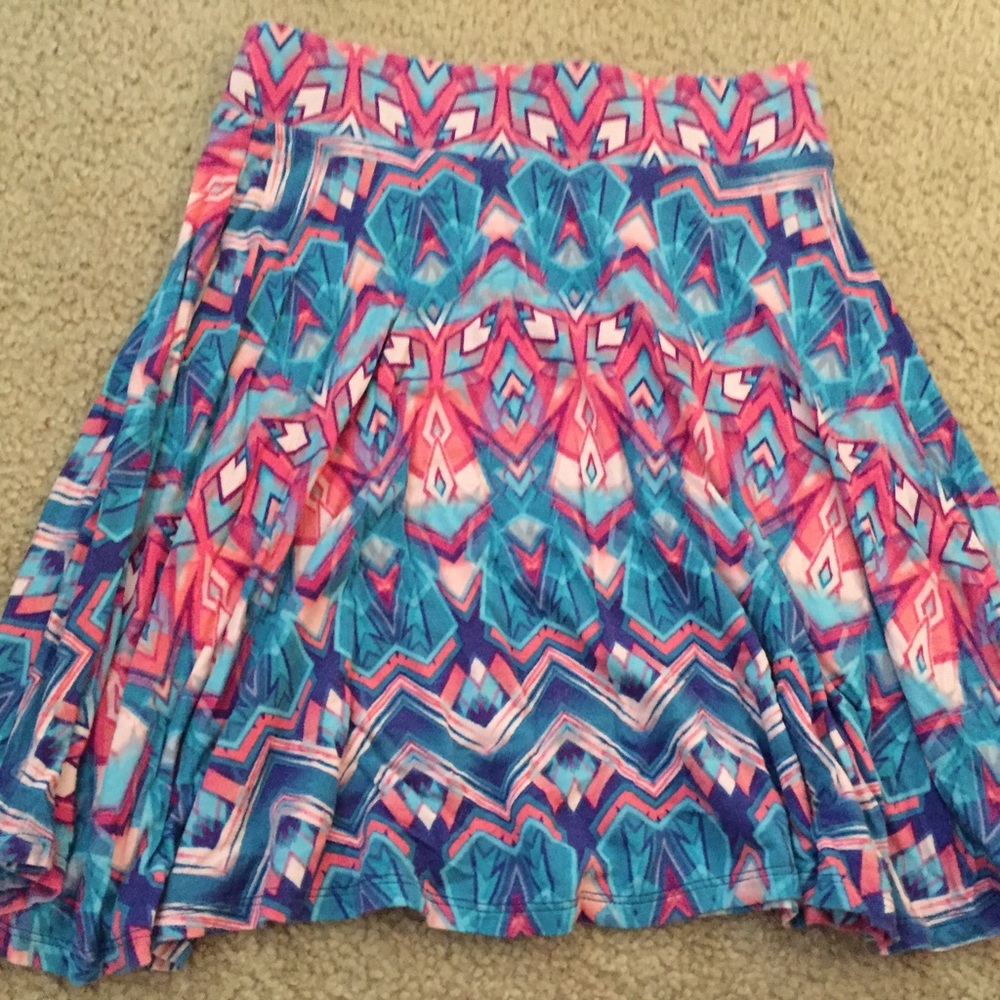 Aztec patterned skirt